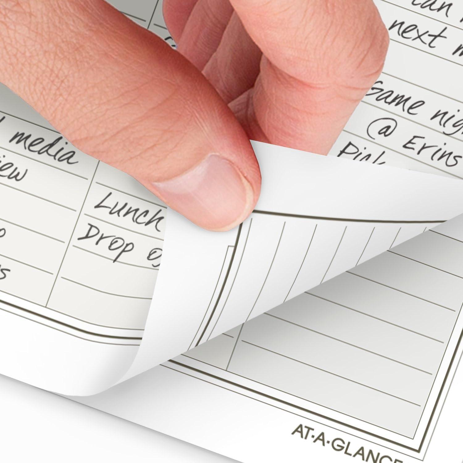 image:imageATAGLANCE 2026 Planner Refill Weekly amp Monthly 375 x 675 Portable Size 3 LooseLeaf 471285Y262025 Old Edition Desk Column Style