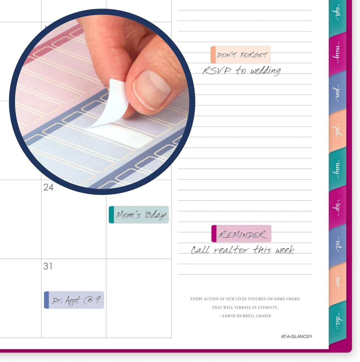 image:imageATAGLANCE 2026 Planner Weekly amp Monthly 85 x 11 Large Harmony Sunset Coral 10999052726Beetroot