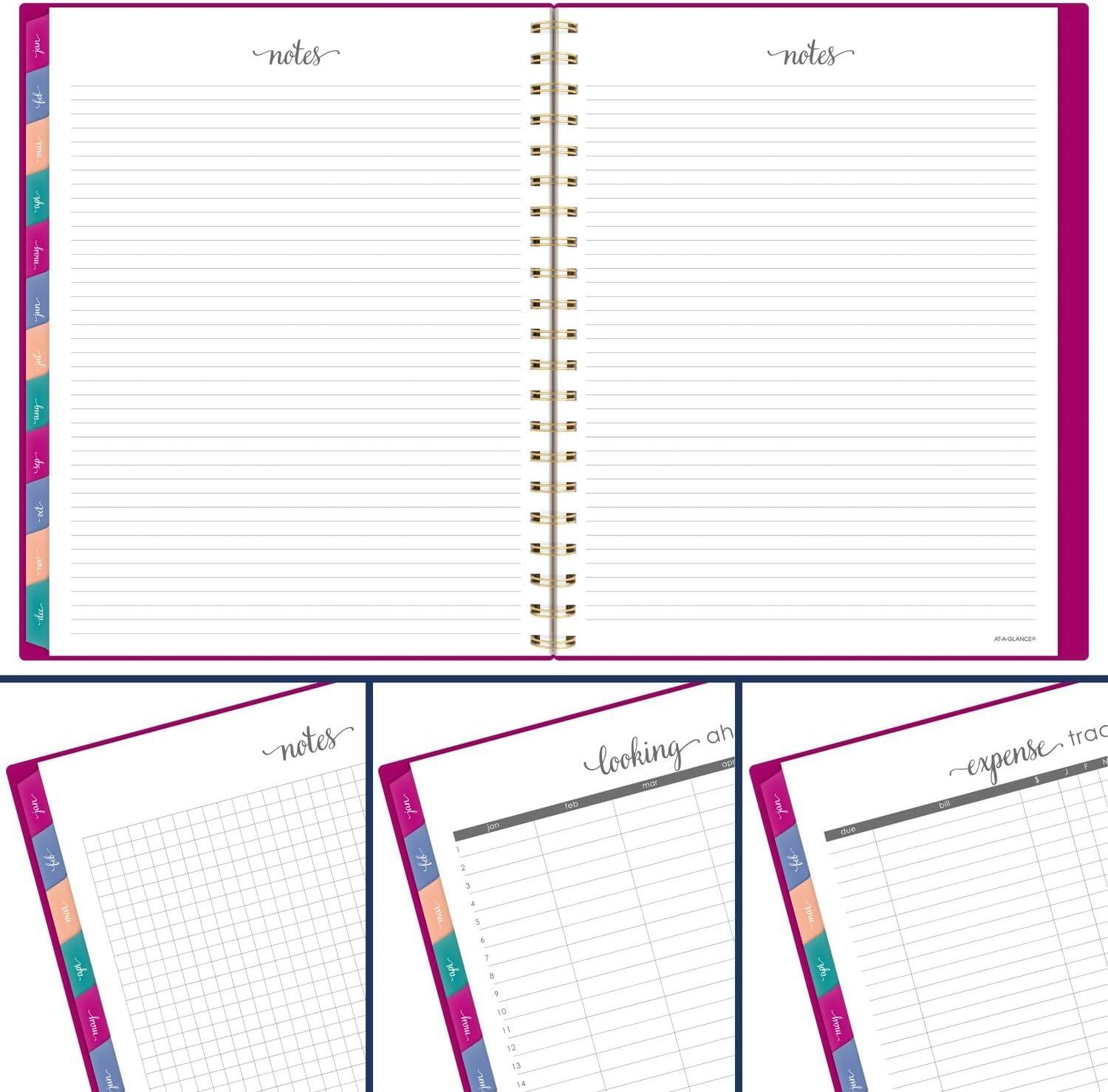image:imageATAGLANCE 2026 Planner Weekly amp Monthly 85 x 11 Large Harmony Sunset Coral 10999052726Beetroot