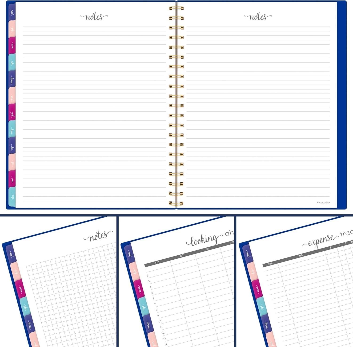 image:imageATAGLANCE 2026 Planner Weekly amp Monthly 85 x 11 Large Harmony Sunset Coral 10999052726Denim