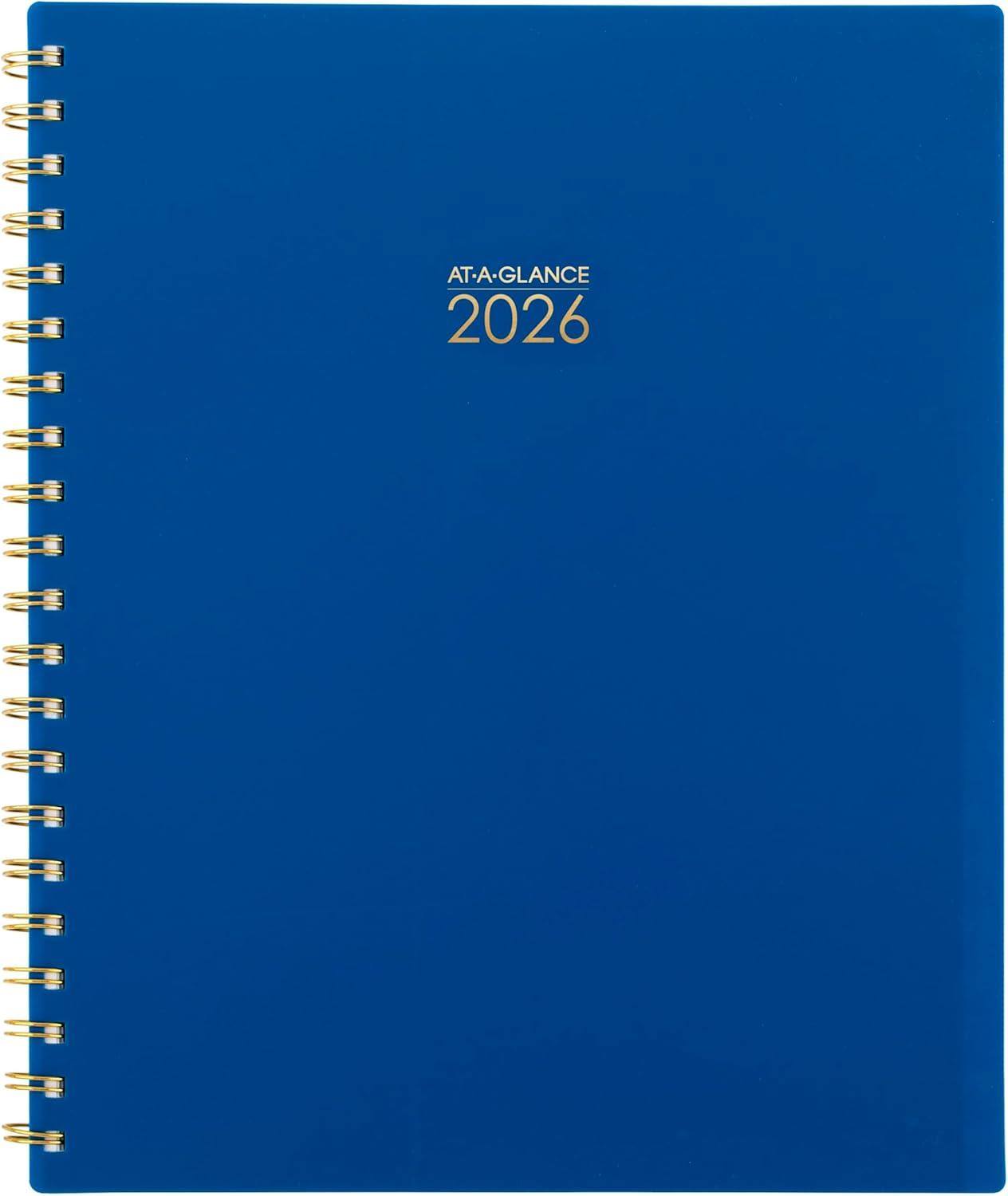 image:imageATAGLANCE 2026 Planner Weekly amp Monthly 85 x 11 Large Harmony Sunset Coral 10999052726Denim