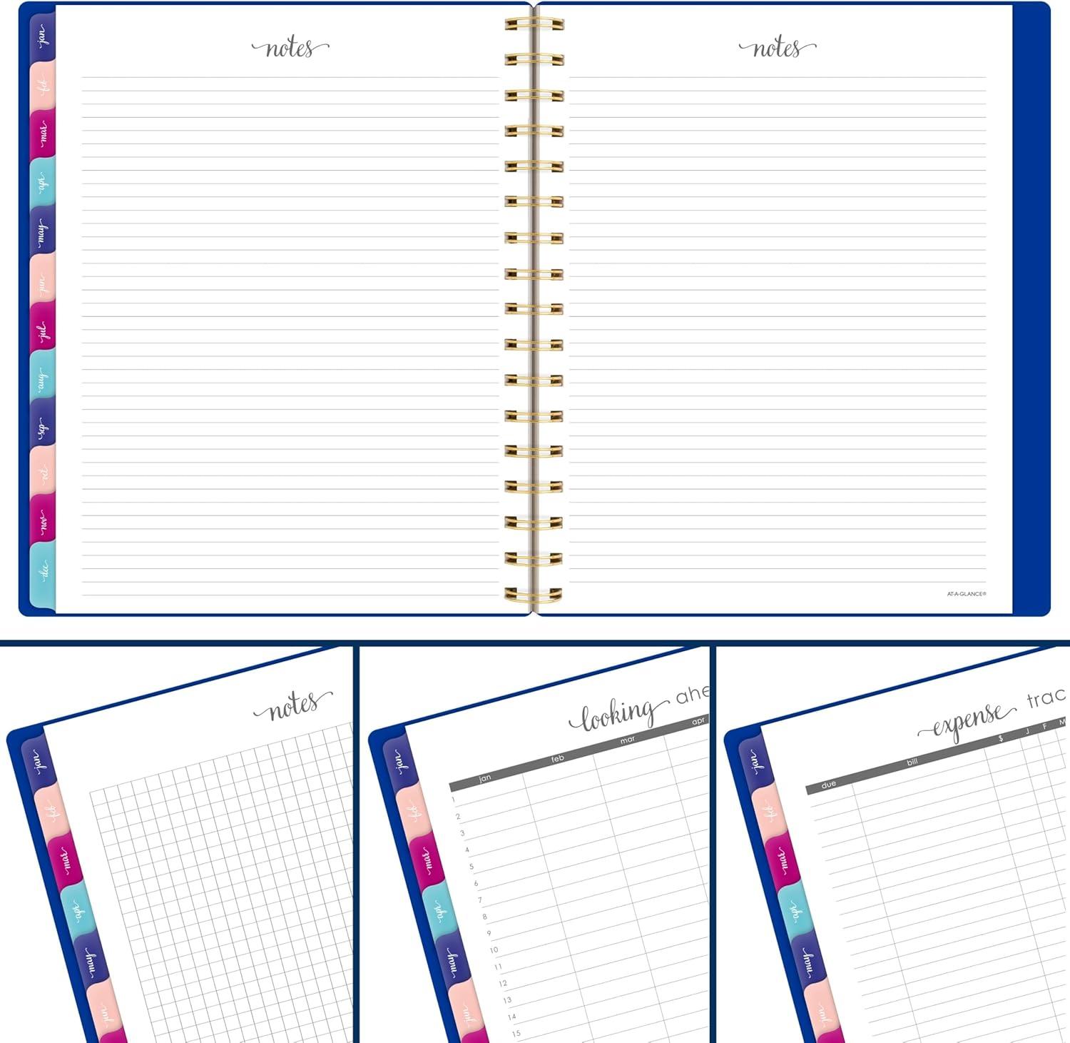 image:imageATAGLANCE 2026 Planner Weekly amp Monthly 85 x 11 Large Harmony Sunset Coral 10999052726Denim