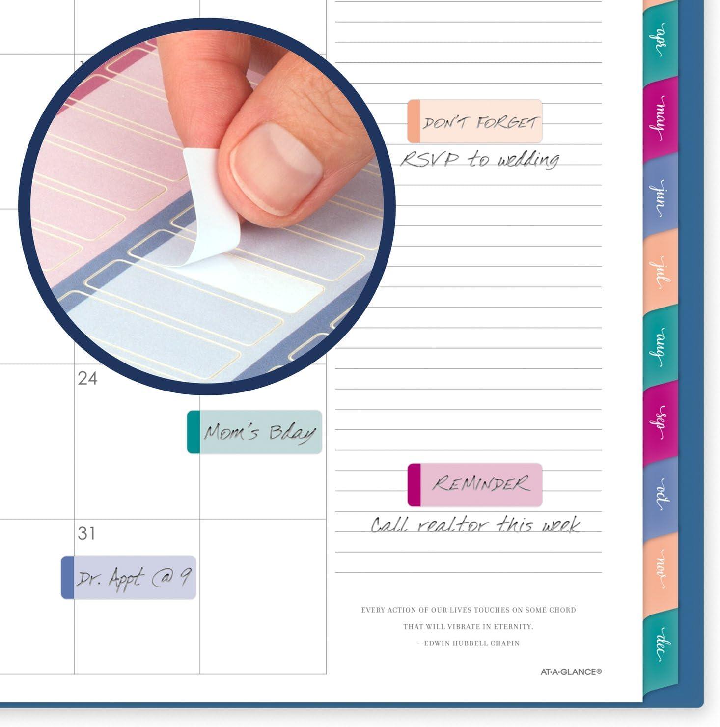 image:imageATAGLANCE 2026 Planner Weekly amp Monthly 85 x 11 Large Harmony Sunset Coral 10999052726Denim