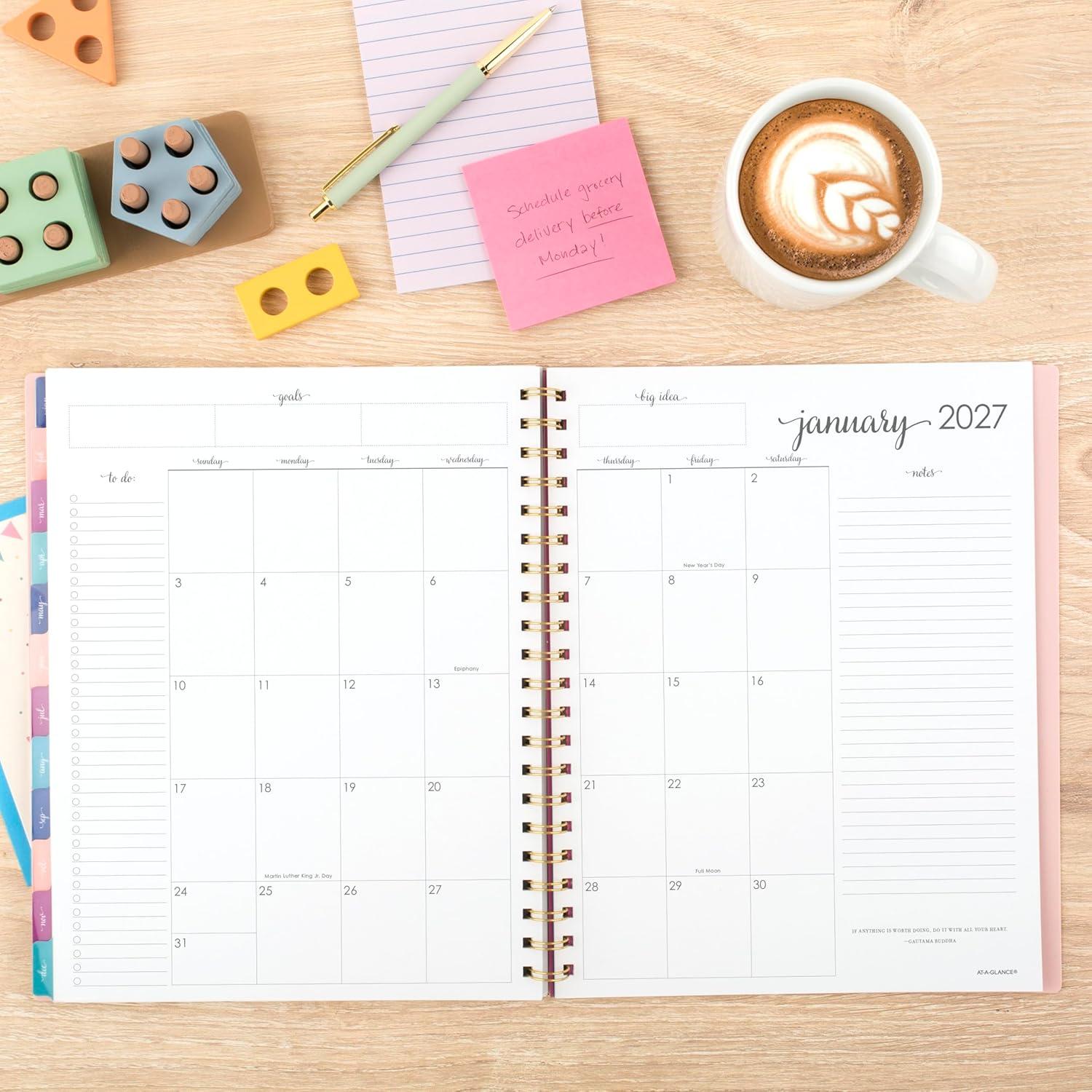 image:imageATAGLANCE 2026 Planner Weekly amp Monthly 85 x 11 Large Harmony Sunset Coral 10999052726Sunset Coral