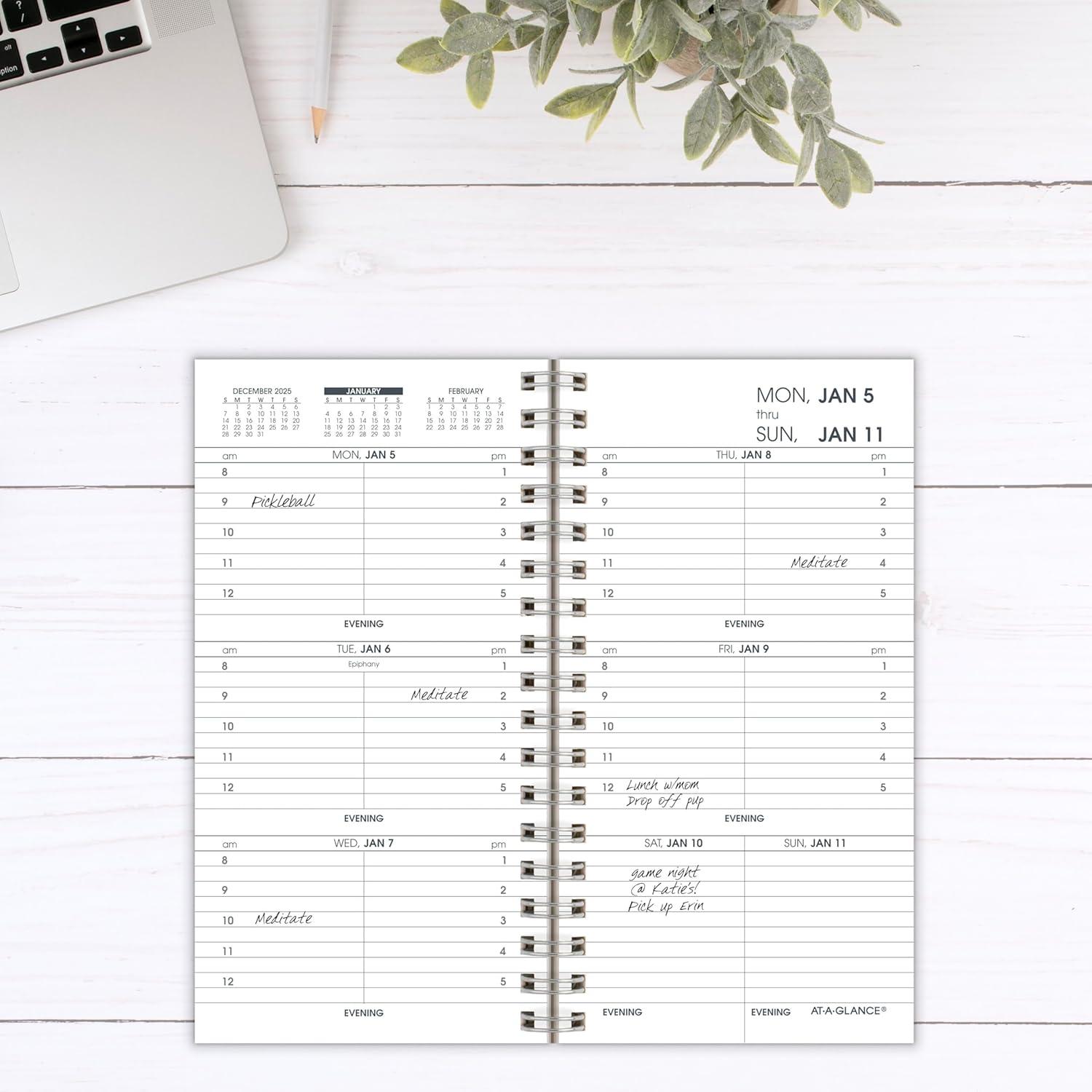 image:imageATAGLANCE 2026 Weekly Appointment Book Planner Refill for 70008 314 x 614 Pocket Size 7090410262026 New Edition