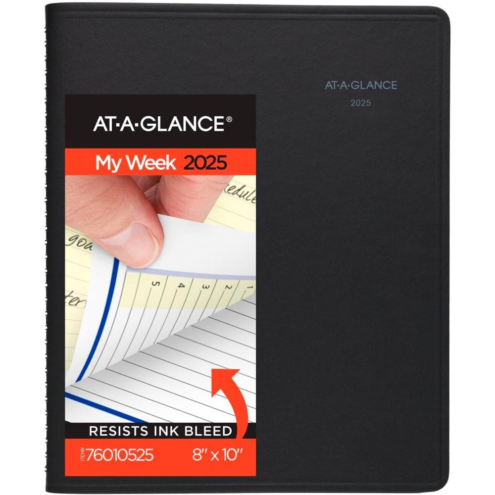 image:imageATAGLANCE 2026 Appointment Book Planner Weekly amp Monthly 5 x 8 Small QuickNotes Black 760205268 x 10