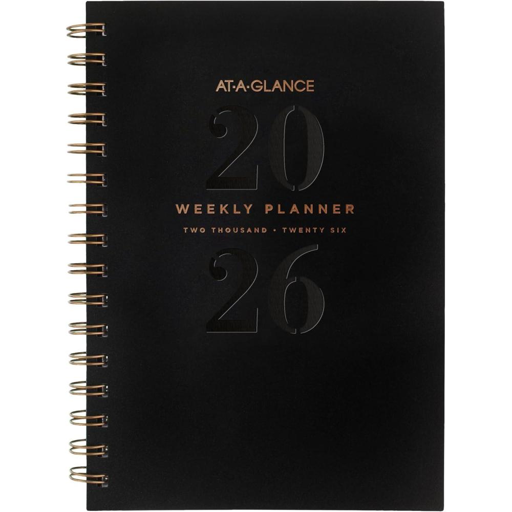 image:imageATAGLANCE 2026 Planner Weekly amp Monthly 55 x 85 Small Signature Lite Black YP200L05262026