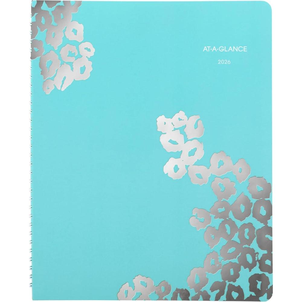 image:imageATAGLANCE 2026 Planner Weekly amp Monthly 85 x 11 Large Dark Romance 525490526Teal