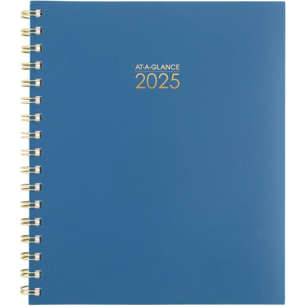 image:imageATAGLANCE 2026 Planner Weekly amp Monthly 85 x 11 Large Harmony Sunset Coral 10999052726Denim