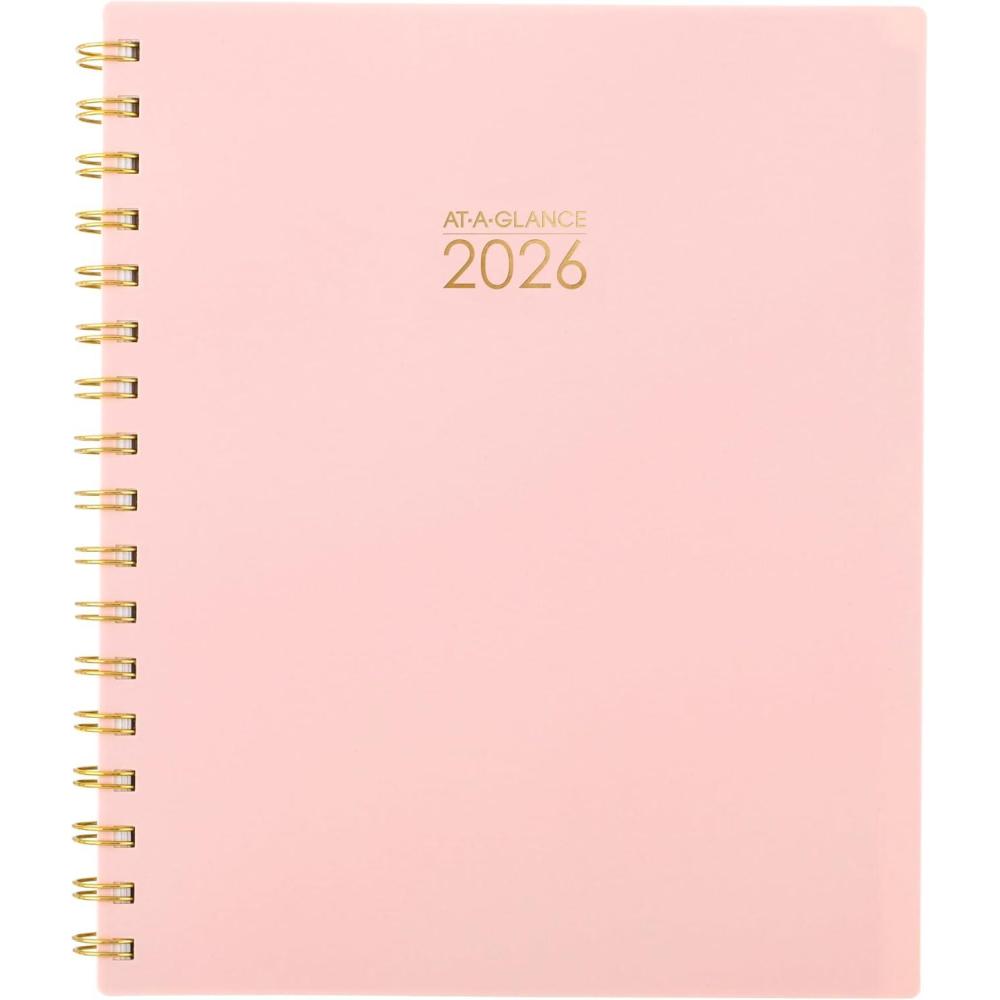 image:imageATAGLANCE 2026 Planner Weekly amp Monthly 85 x 11 Large Harmony Sunset Coral 10999052726Sunset Coral