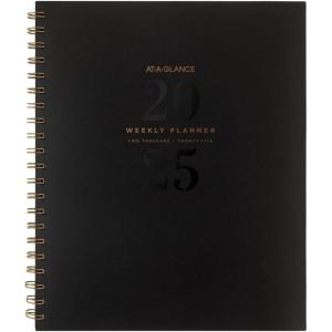 AT-A-GLANCE 2026 Planner, Weekly & Monthly, 5.5″ x 8.5″, Small, Signature Lite, Black (YP200L0526)(2025)