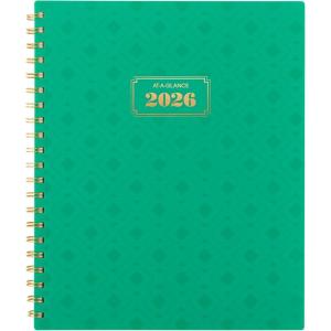 AT-A-GLANCE 2026 Planner, Weekly & Monthly, 8.5″ x 11″, Large, Dark Romance (5254-905-26)(Geo)
