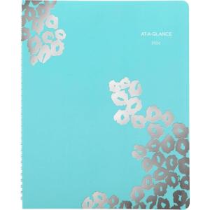 AT-A-GLANCE 2026 Planner, Weekly & Monthly, 8.5″ x 11″, Large, Dark Romance (5254-905-26)(Teal)