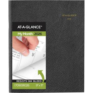 AT-A-GLANCE 2026 Monthly Padfolio Refill for 70-290, 9″ x 11″, Large, Executive (709091026)(2026 New Edition)