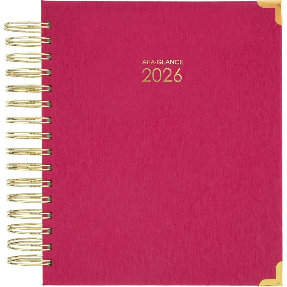 image:imageATAGLANCE 2026 Planner Daily amp Monthly 7 x 875 Medium Hardcover Harmony Berry 609980659262026 New Edition