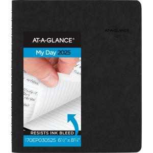 AT-A-GLANCE 2026 Appointment Book Planner, Daily, 6-1/2″ x 8-3/4″, Medium, The Action Planner, Black (70EP030526)(2025 Old Edition)