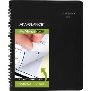AT-A-GLANCE 2026 Appointment Book Planner, Monthly, 8-1/4″ x 11″, Large, QuickNotes, Black (76060526)(2025 Old Edition)