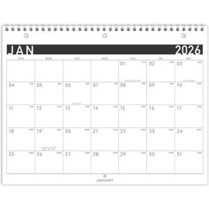 AT-A-GLANCE 2026 Desk Calendar, Monthly, Desk Pad, 18″ x 11″, Compact, Contemporary (SK14X0026)(2026 New Edition)