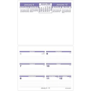 AT-A-GLANCE 2026 Desk Calendar Refill, Weekly, 6″ x 7″, Flip-A-Week (SW705X5026)(2025 Old Edition)