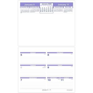 AT-A-GLANCE 2026 Desk Calendar Refill, Weekly, 6″ x 7″, Flip-A-Week (SW705X5026)(2026 New Edition)