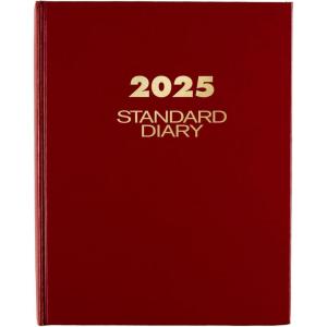 AT-A-GLANCE 2026 Diary, Standard Diary, Daily, 5″ x 7-1/2″, Small, 12-Month, Hardcover, Red (SD3871326)(7-1/2″ x 9-1/2″)