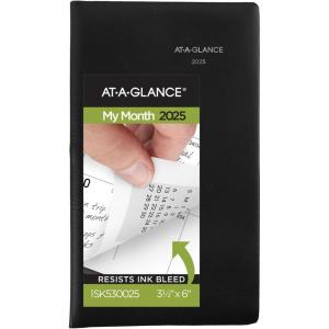 AT-A-GLANCE 2026 Planner, Monthly, 3-1/2″ x 6″, Pocket Size, DayMinder, Black (SK530026)(2025 Old Edition)