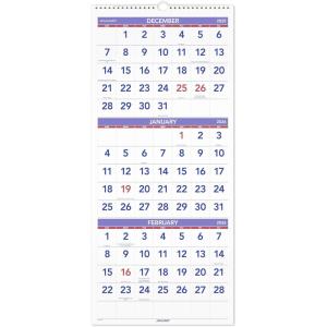 AT-A-GLANCE 2026 Wall Calendar, 15-1/2″ x 22-3/4″, Large, 3-Month Reference (PM62826)(2026 New Edition)