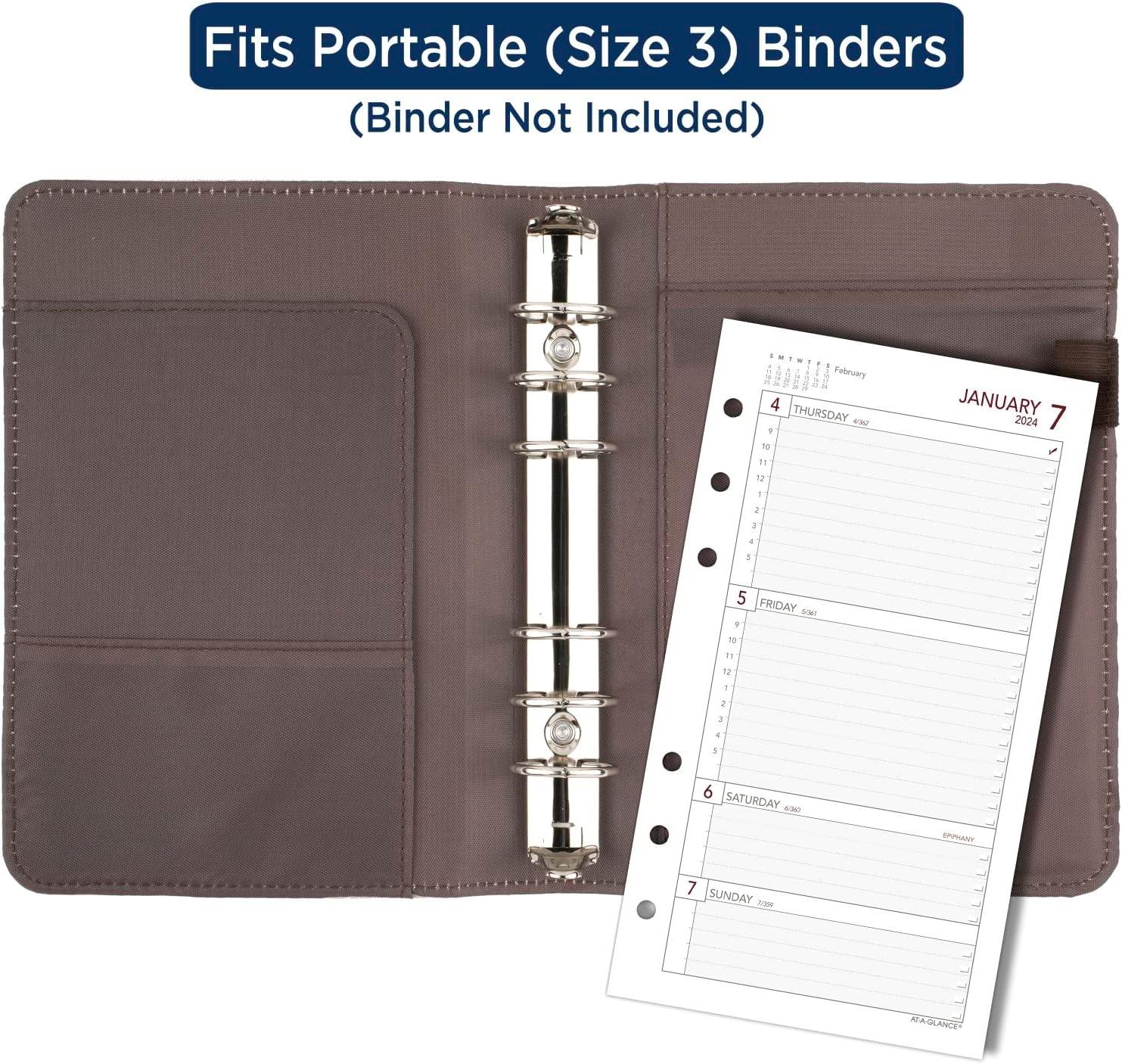 image:imageATAGLANCE 2026 Planner Refill Weekly 314 x 612 Portable Size 2 064287262024 Old Edition