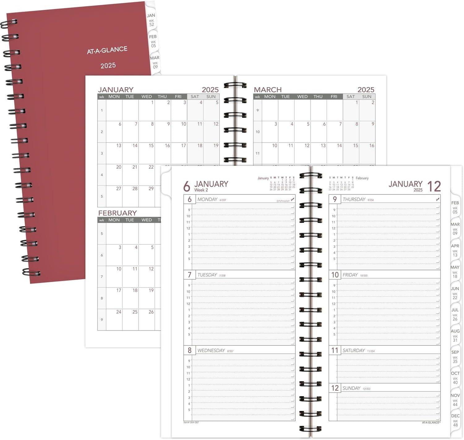 image:imageATAGLANCE 2026 Planner Refill Weekly 314 x 612 Portable Size 2 064287262025 Old Edition
