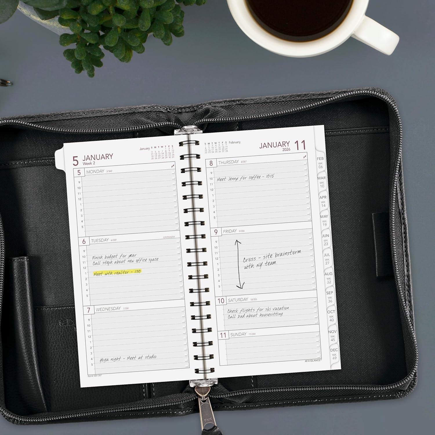 image:imageATAGLANCE 2026 Planner Refill Weekly 314 x 612 Portable Size 2 064287262026 New Edition