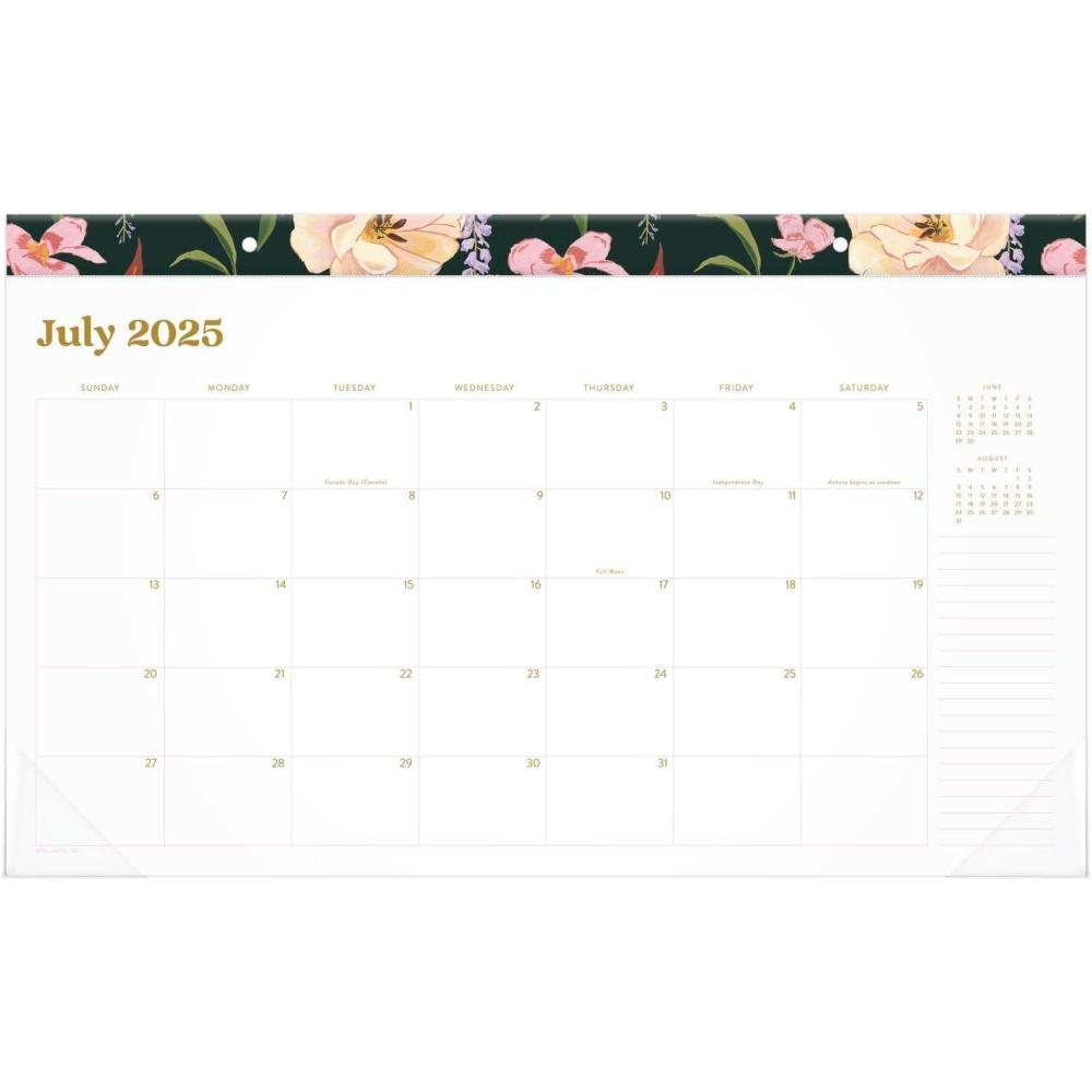 image:imageCambridge Planner 20252026 Academic PenPillar Weekly amp Monthly 812 x 11 Large Tulip PP13905ADesk Calendar
