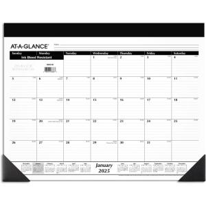 AT-A-GLANCE 2026 Desk Calendar, Monthly, Desk Pad, 21-3/4″ x 17″, Standard (SK220026)(2025 Old Edition)