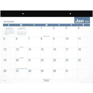 AT-A-GLANCE 2026 Desk Calendar, Monthly, Desk Pad, 21.75″ x 17″, Standard, Easy to Read (SKLP243226)(2025 Old Edition)