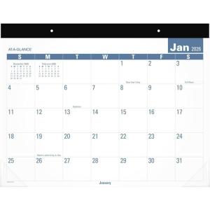 AT-A-GLANCE 2026 Desk Calendar, Monthly, Desk Pad, 21.75″ x 17″, Standard, Easy to Read (SKLP243226)(2026 New Edition)