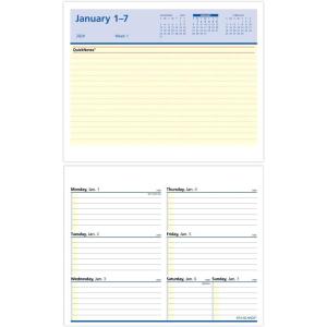 AT-A-GLANCE 2026 Desk Calendar Refill, Weekly, 5-1/2″ x 7″, Flip-A-Week with QuickNotes (SW7065026)(2024)