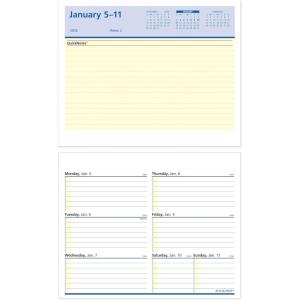 AT-A-GLANCE 2026 Desk Calendar Refill, Weekly, 5-1/2″ x 7″, Flip-A-Week with QuickNotes (SW7065026)(2026)