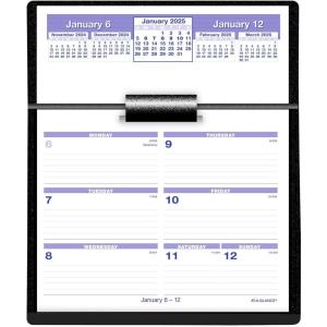 AT-A-GLANCE 2026 Desk Calendar and Base, Weekly, 5-1/2″ x 7″, Flip-A-Week (SW700X0026)(2025 Old Edition)