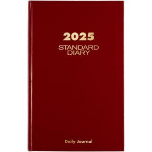 AT-A-GLANCE 2026 Diary, Daily, Standard Diary & Address Book, 7-3/4″ x 12″, Large, Hardcover, Red (SD3771326)(6)