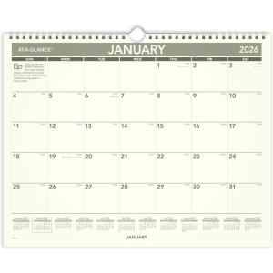 AT-A-GLANCE 2026 Wall Calendar, 15″ x 12″, Medium, Recycled (PMG772826)(2026 New Edition)