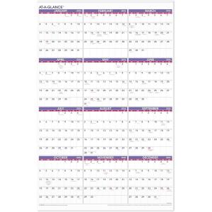AT-A-GLANCE 2026 Wall Calendar, Monthly, 24″ x 36″, Extra Large, Paper (PM122826)(2026 New Edition)