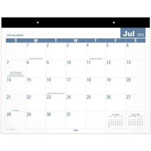 at-A-Glance Desk Calendar 2025-2026 Academic, Monthly, 21-3/4″ x 17″, Standard, Unruled Daily Blocks, Easy-to-Read (SKLPAY32)(2024-2025)