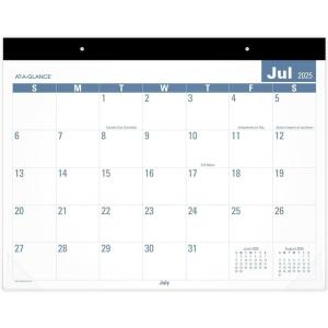 at-A-Glance Desk Calendar 2025-2026 Academic, Monthly, 21-3/4″ x 17″, Standard, Unruled Daily Blocks, Easy-to-Read (SKLPAY32)(2025-2026)