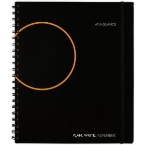 AT-A-GLANCE Planning Notebook, 8-1/2″ x 11″, Large, Undated with Reference Calendars, Plan. Write. Remember., Black (7062090525)(2025 Old Edition)