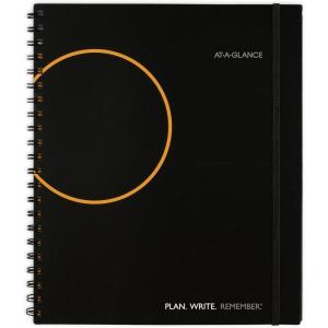 AT-A-GLANCE Planning Notebook, 8-1/2″ x 11″, Large, Undated with Reference Calendars, Plan. Write. Remember., Black (7062090525)(2026 New Edition)